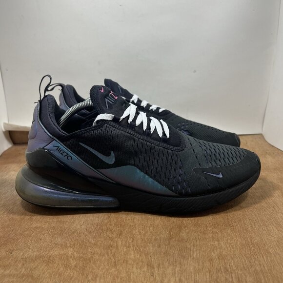 Nike Air Max 270 Throwback Future Mens Size 12 Shoes Black Purple AH8050-020 - Picture 1 of 10